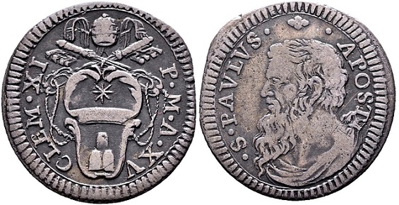 Clement XI 1714 Grosso